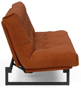 Оранжев сгъваем диван от рипсено кадифе 200 cm Fraction – Innovation