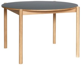 Кръгла трапезна маса от масивен дъб ø 115 cm Oblique – Hübsch