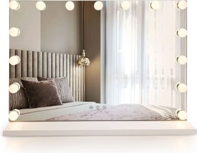 Огледало LED HOLLYWOOD White 80x60