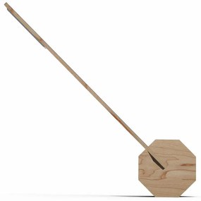 Светлокафява LED настолна лампа (височина 38 cm) Octagon One – Gingko