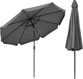 Голям градински чадър с наклон - 300 см Зелено