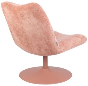 Кресло от розово кадифе Bubba - Zuiver