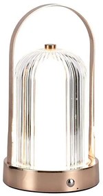 LED регулируема настолна лампа LED/1W/5V 3000-6000K 1800 mAh мед