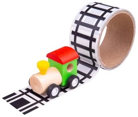 Bigjigs - Тиксо - Релси с дървен локомотив