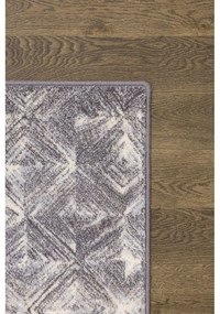 Сив вълнен килим 133x180 cm Moire - Agnella