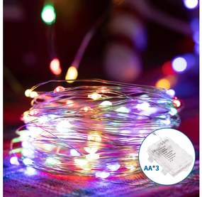 Aigostar - LED външен коледен гирлянд 150 LED, 8 функции, 15,3м, IP44
