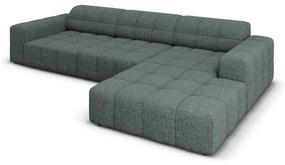 Тюркоазен ъглов диван (десен ъгъл) Chicago - Cosmopolitan Design