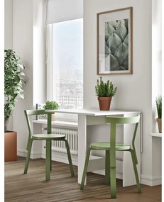 Сгъваема маса за хранене с бял плот 76x28 cm Papillon - TemaHome