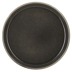 Черна десертна глинена чиния ø 21 cm Gastro Grey/Grey – Bitz