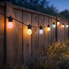 Интелигентна LED светлинна лента 15 метра 15 лампи опал RGBW IP44 - Chill