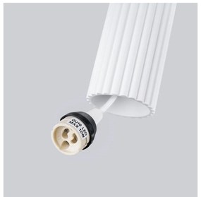 Бяло висящо осветително тяло Gleam – Sollux