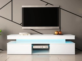 TV шкаф Glossa 2D 190 със LED-Leuko Gualistero