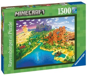 Пъзел Minecraft Ravensburger 17189 World of Minecraft 1500 Части