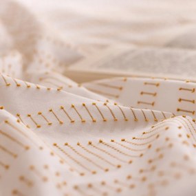 Спално бельо atmosphera Isao, Релефен памук с ефект лен - 240x220 cm