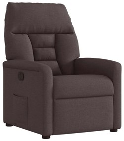 4015547 vidaXL Наклоняем стол, тъмнокафяв, текстил