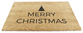 Изтривалка с коледен мотив от кокосови влакна 40x60 cm Merry Christmas – Artsy Doormats