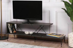 TV Stand Street - Тъмно кафяв