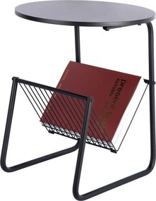 Метална кръгла странична масичка ø 40 cm Riqueza Revista – Leitmotiv