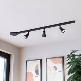 Eglo 901653 - Точково осветително тяло EASYT SET 3 SPOTS 3xGU10/10W/230V черно