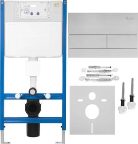 КОМПЛЕКТ СТЕЛАЖ ЗА ВГРАЖДАНЕ K011A-Q Rea T Brush Steel