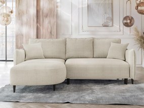 Ъглов диван Sycylia-Ekrou-Left