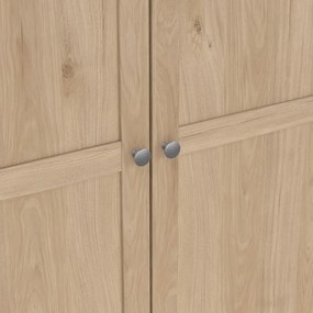 Гардероб с дъбов декор в естествен цвят 195,5x200 см Billund - Tvilum