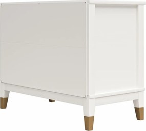 Бяло нощно шкафче Westerleigh – CosmoLiving by Cosmopolitan