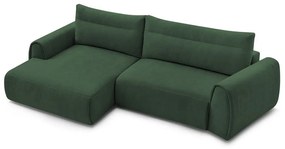 Тъмнозелен ъглов диван Aden – Bobochic Paris