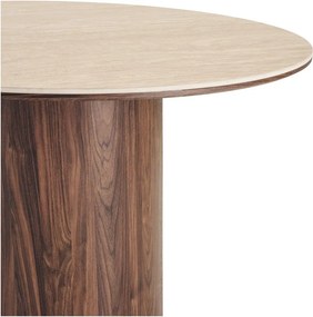 Кръгла трапезна маса с керамичен плот ø 120 cm Delphi – House Nordic