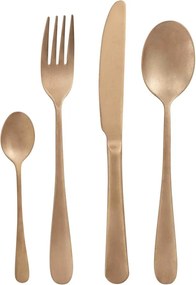 Прибори за хранене от неръждаема стомана 16 бр. в златист цвят Posate Old - Brandani