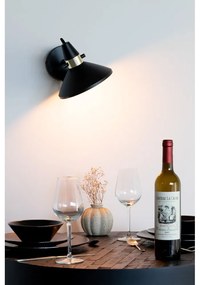 Черна стенна лампа Jona – White Label