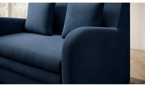 Син кадифен сгъваем диван 130 cm Ario – ELTAP