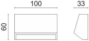 Аплика LED 592-дължина 10 См.