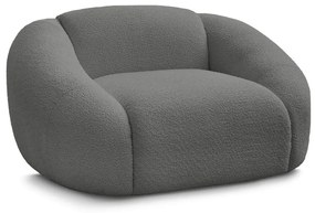 Сиво кресло от букле Tina – Bobochic Paris