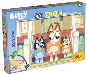Пъзел, Lisciani, Bluey, Двулицев пъзел 24 части
