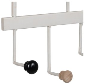 Бяла метална стенна закачалка – Ixia