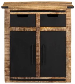 374060 vidaXL Бюфет с 2 чекмеджета 55x35x60 см масивно мангово дърво