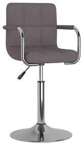 334552 vidaXL Бар табуретка, таупе, текстил