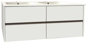 Конзолен PVC шкаф ICP 11955, Inter Ceramic, с умивалник, 119x45x55см