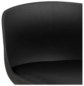 Черен бар стол (височина на седалката 76 cm) Tina – Actona