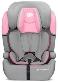 KINDERKRAFT - Столче за кола COMFORT UP i-Size (76-150 см) сив/розов