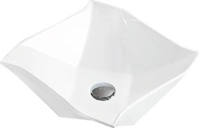 Mexen Elvira мивка за плот 42 x 42 см, бяла - 21894200