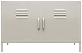 Кремаво метално шкафче 100x64 cm Bradford – Støraa