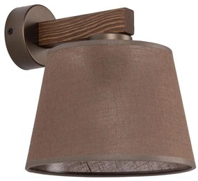 Brilagi - Стенна лампа LATTE 1xE27/15W/230V борова/кафява