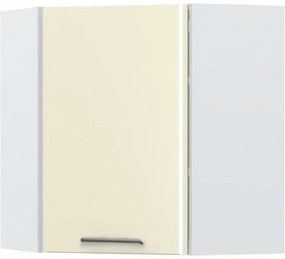 Висящ ъглов шкаф Modena V7-UG-1K-White - Beige