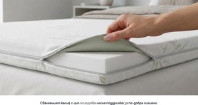 Топ матрак Bamboo Deluxe от Sleepy 5 см