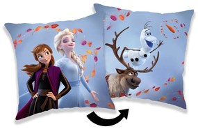 Детска възглавница от флийс 40x40 cm Frozen "Wind – Jerry Fabrics