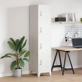 244475 vidaXL Заключващ се шкаф с 4 отделения, 38x45x180 cм