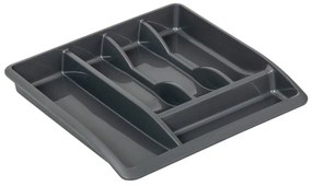 Класически органайзер за прибори за хранене, сив, 40 x 38,5 cm - Addis