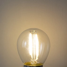 Комплект от 5 E27 димируеми LED крушки P45 прозрачно стъкло 3W 250 lm 3000K